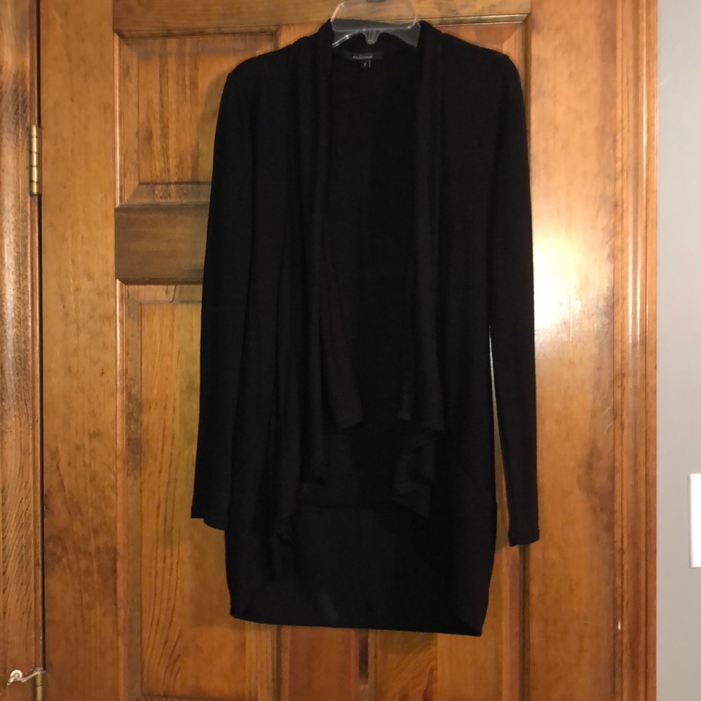 Black cardigan